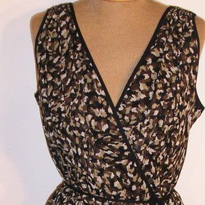 New TALBOTS Womens V Neck Silk Tank Dress